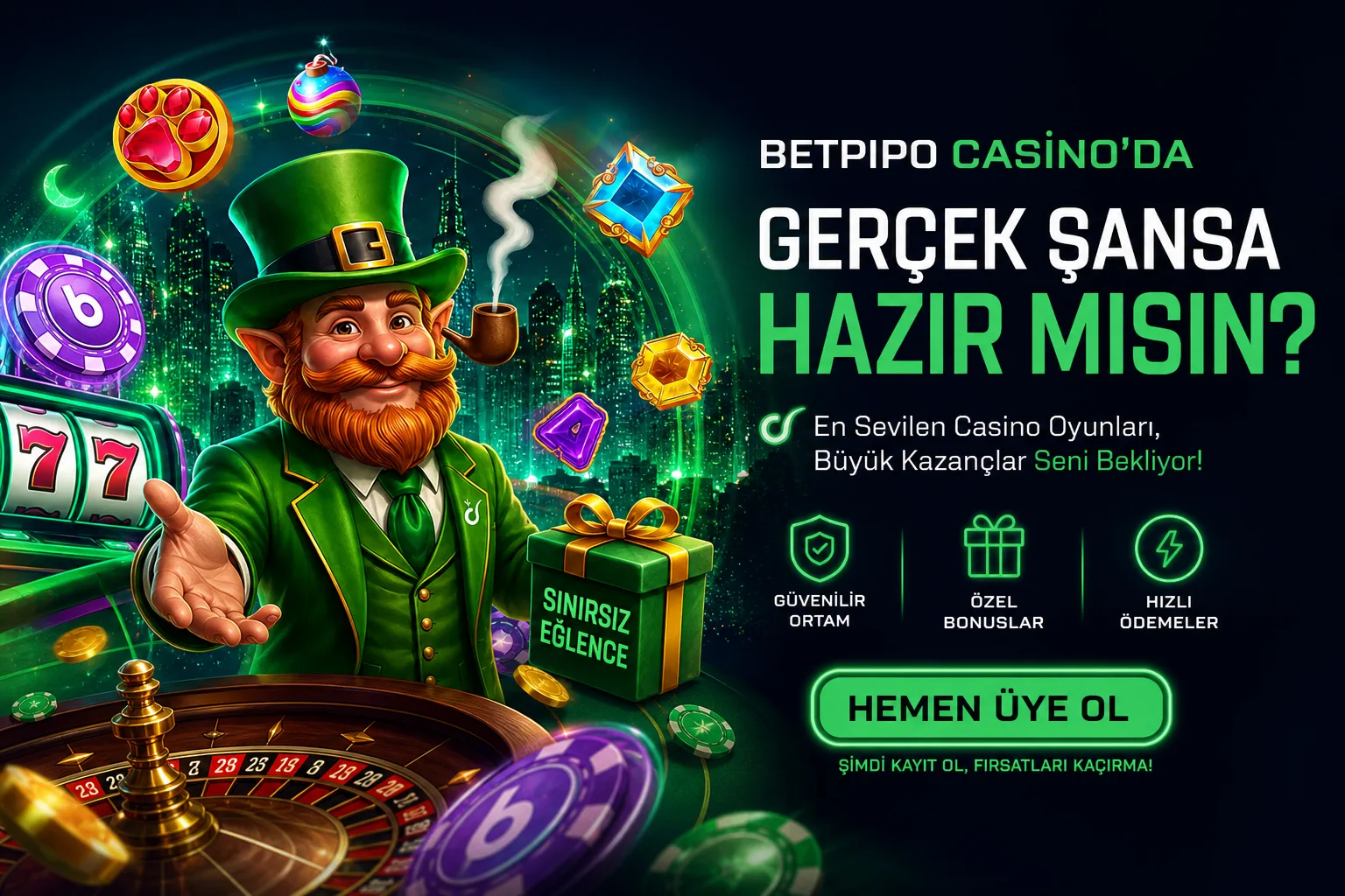 Betpipo Casino – 1000+ Oyun